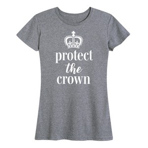 Women's - Instant Message - Protect The Crown Short Sleeve Graphic T-Shirt - 1 of 4