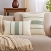 REGALWOVEN Patchwork Fade-Resistant Striped Woven Decorative Throw Pillow Covers 2 Pcs - 2 of 4