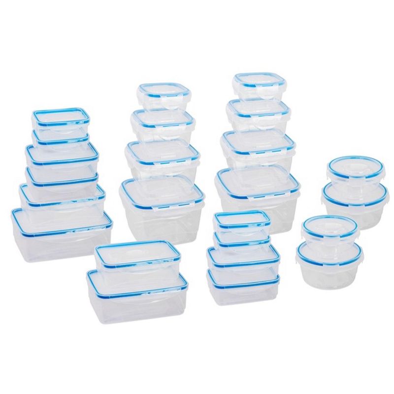 Lexi Home Plastic Containers with Snap Lock Lids (Set of 24), 2 of 4