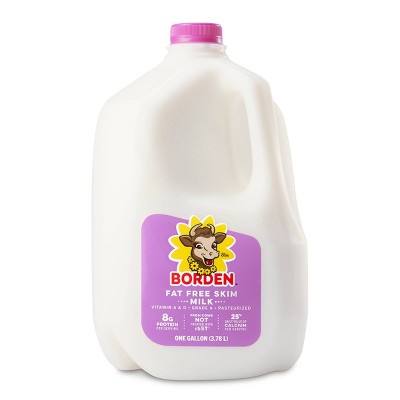 Borden Fat Free Skim Milk - 1gal : Target