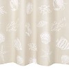 LunaLulinlk Fabric Shower Curtain with Hooks - 2 of 4