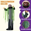 Joyfy 72'' Halloween Standing Pumpkin Ghost Outdoor Decoration, Sound-Actived Life Size Animatronics Ghost Haunted House Props for Garden Yard Lawn - 3 of 4
