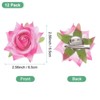 Unique Bargains Durable Velvet Cloth Flower Hair Clips Brooches 12 Pcs - 3 of 4