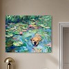 Art Remedy Lily Pad Dog Rustic Chic Farmhouse Wall Art Unframed - 2 of 4