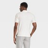 Houston White Adult Short Sleeve Polo Sweater - Cream - 2 of 4