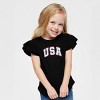 The Juniper Shop USA Blue Willow Flutter Sleeve Tee - 2 of 4