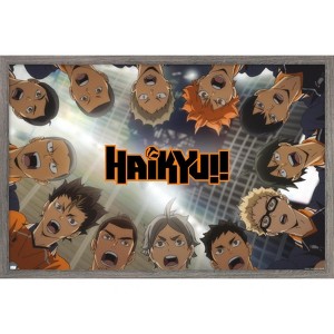 Trends International Haikyu!! - Huddle Framed Wall Poster Prints - 1 of 4
