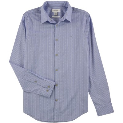 Calvin Klein Mens 2 Way Stretch Button Up Shirt