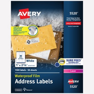 Avery Waterproof Address Labels, 1