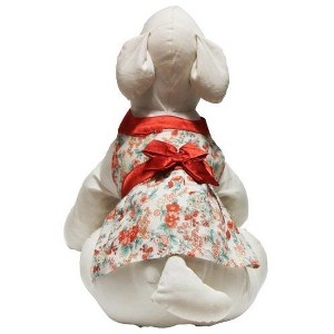 Gooby Sundress for Dogs, XLarge, Red Flower - 1 of 1