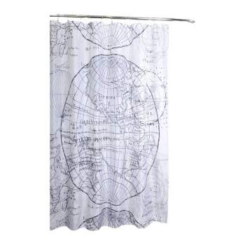 Vintage World Fabric Shower Curtain - Moda at Home