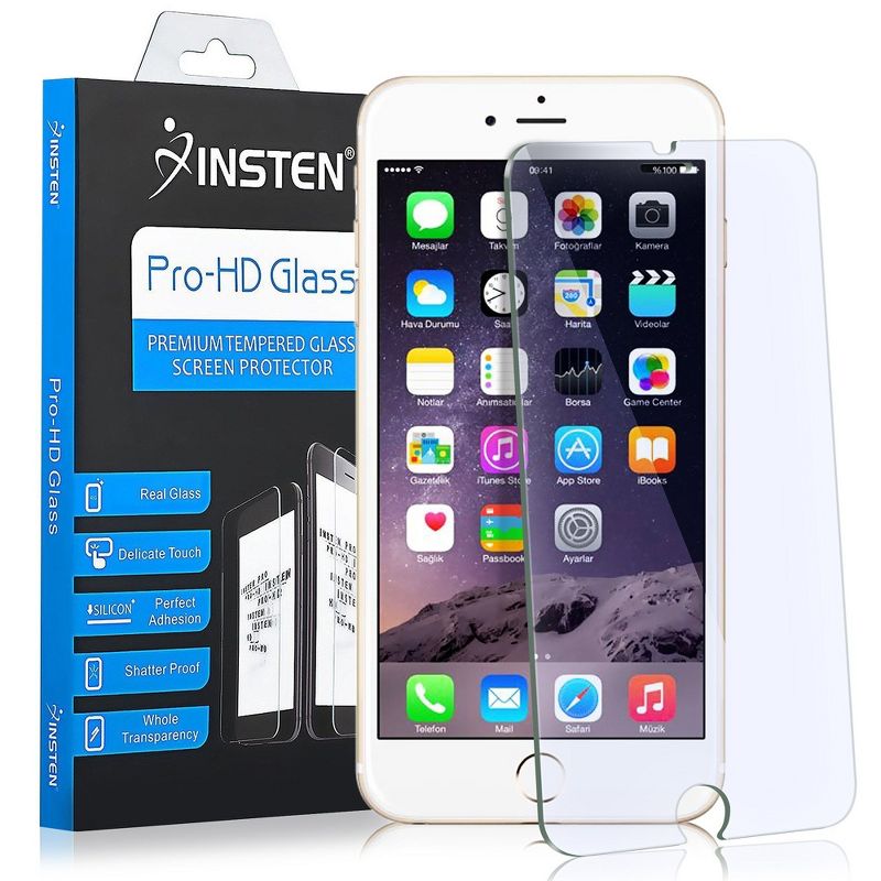 INSTEN Tempered Glass Screen Protector compatible with Apple iPhone 7 Plus, 1 of 9