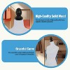 FDW Female Mannequin 53-67 Inch Adjustable Mannequin Torso Dress Form with Realistic Female Body Shape & Stand Wood Base - 3 of 4
