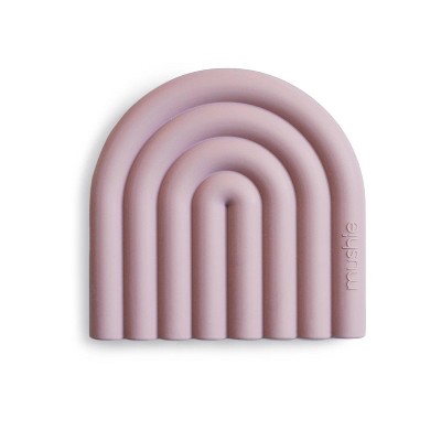 Mushie Rainbow Teether - Mauve