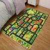 Road Rug for Kids Play Mat, City Traffic Road Map Area Rug, Soft Non Slip Fun Carpet for Kids Toddler Bedroom Playroom Classroom Educational Rug - 2 of 4
