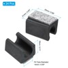 Unique Bargains No Noise Rectangle Furniture Chair Leg Cover with Felt Pad 24 Pcs - 2 of 4