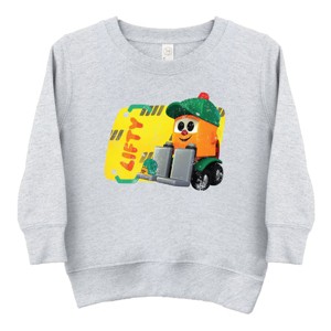 Leo the Truck Lifty Name Distressed - Toddler Graphic Sweatshirt - 1 of 4