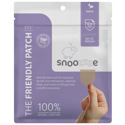 The Friendly Patch Snooze Sleep patches 28 Melatonin, Valerian Root, Ashwagandha, Magnesium