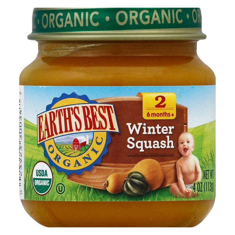 Earth's Best Organic Baby Food Winter Squash - 4oz, 4 of 5
