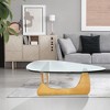 Gulches Modern Triangle Coffee Table ¨C Stylish Centerpiece for Living Room Home Decor - 3 of 4