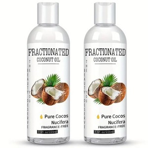 Grocerism Fractionated Coconut Oil - Skin, Hair & DIY Use, Carrier & Massage Oil - 7.5fl oz - 1 of 4