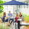 Sunnydaze 8.5 ft Outdoor Patio Umbrella with Tilt, Crank and Vent - Faux Woodgrain Finish - 3 of 4