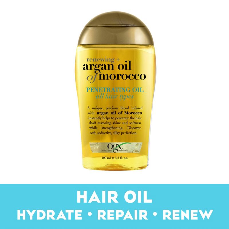 OGX Renewing + Argan Oil of Morocco Penetrating Hair Oil Treatment - 3.3 fl oz, 6 of 9