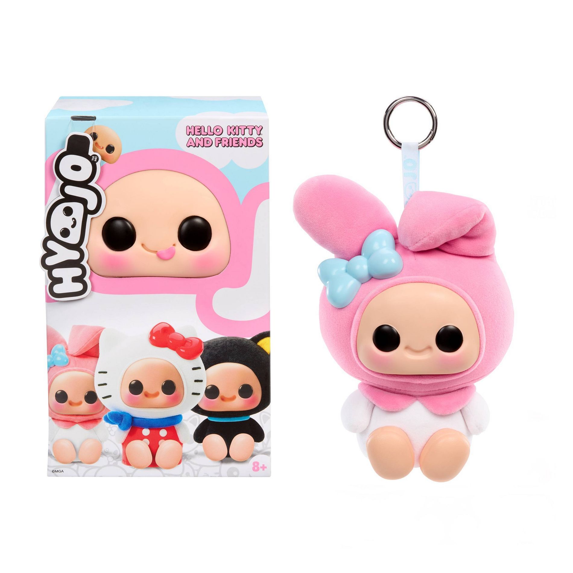 Hyojo Hello Kitty and Friends Series Blind Box Squishy Collectible Hello Kitty My Melody Chococat