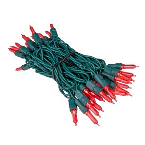 Novelty Lights 35 light T5 Traditional LED Christmas Mini Light Set (Green Wire, 11.5 Feet) - 1 of 4