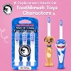 Toothbrush Toys Replacement Kids Toothbrush Heads, Extra soft Bristles, Manual Kids Toothbrush, Fun & Replaceable - 3PK - 2 of 4