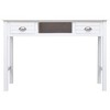 vidaXL Writing Desk White 43.3 in.x17.7 in.x29.9 in. Wood - 4 of 4