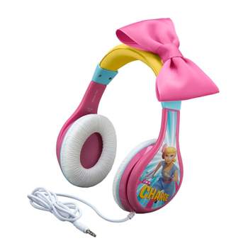 eKids Toy Story Wired Headphones for Kids, Over Ear Headphones for School, Home, or Travel - Pink (TS-140BP.EXV9MZ)