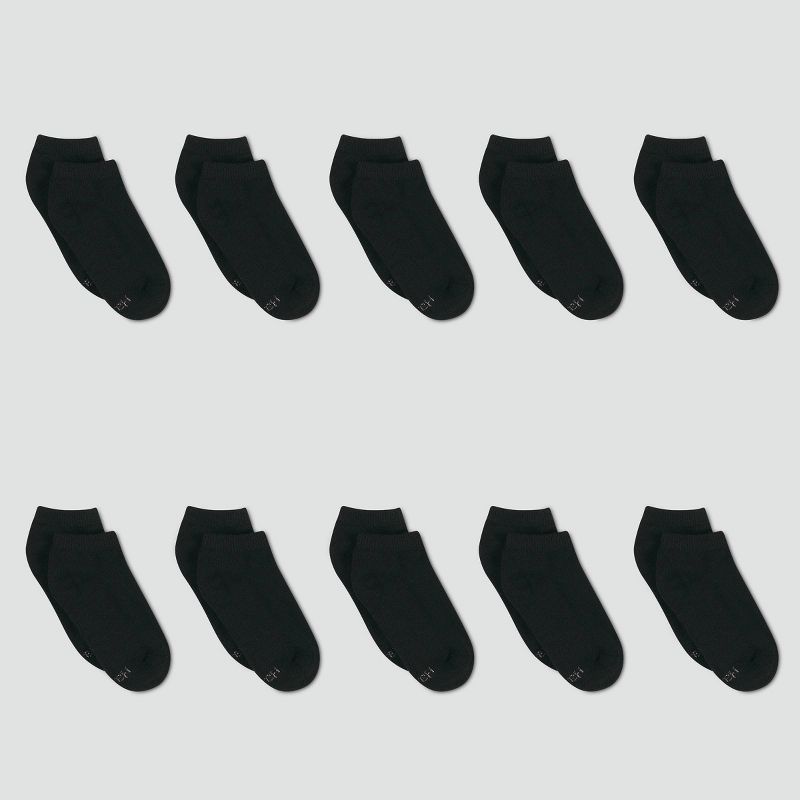 Hanes Women's Extended Size 10pk Low Cut Socks - 8-12, 3 of 6
