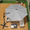 GustoWave Rotating 10Ft Patio Umbrella for Pool, Deck, Garden - 4 of 4