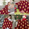 Lomsoe Christmas Tree Blankets Christmas Throw Blanket, Soft Lightweight Flannel Warm Cozy Christmas Gift. - 4 of 4