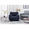 CAVINAS Soft Fabric Bean Bag Chair, Bean Bag Chair Filled With Memory Sponge, for Indoor, Living Room, Dining Room, Bedroom - 2 of 4