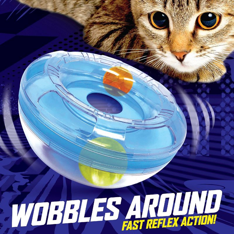Nerf Cat Wobble Bowl Cat Toy - 7&#34;, 4 of 7