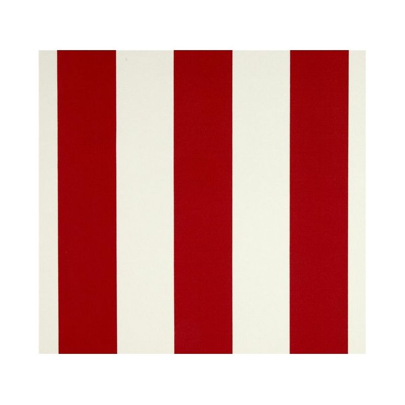 French Edge Outdoor Cushion - Cabana Stripe Red - Jordan Manufacturing, 3 of 10