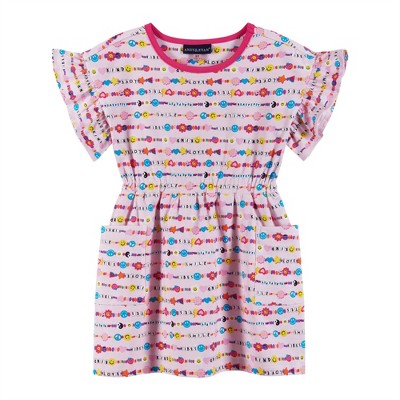 Andy & Evan  Toddler  Friendship Bracelet Print Dress