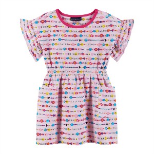 Andy & Evan  Toddler  Friendship Bracelet Print Dress - 1 of 3