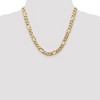 Black Bow Jewelry Men's 8.75mm 14k Yellow Gold Flat Figaro Chain Necklace - 2 of 4