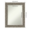 Amanti Art Attic Aged Beveled Wood Framed Bathroom Vanity Wall Mirror - 3 of 4