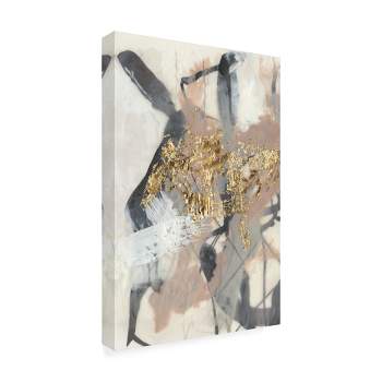 Trademark Fine Art -Jennifer Goldberger 'Golden Blush I' Canvas Art