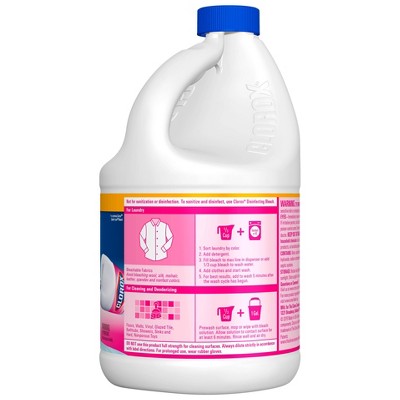 Clorox Splash-Less Liquid Bleach - Fresh Meadow - 77oz