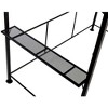 8x5ft Metal Grill Gazebo With Steel Hardtops Side Shelves Easy Assembly UV-Resistant Canopy BBQ Shelter For Outdoor - 4 of 4