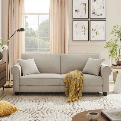 MINIMORE Modern Style 86.2" W Reva 3Seater Mid-Century Sofa