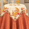 Collections Etc Dainty Cornucopia Harvest Table Linens - 2 of 2