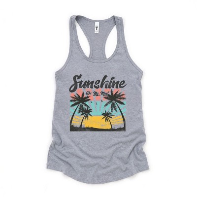 Simply Sage Market Women's Sunshine On My Mind Racerback Graphic Tank