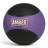 Amber Fight Gear Durable Rubber Medicine Ball for Fitness Training, Enhance Strength, Core Stability, Balance, 2 lb, Superior Grip, Color May Vary - 4 of 4