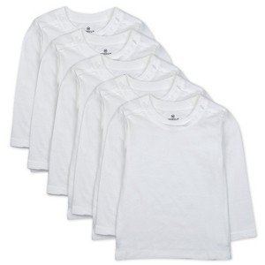 Honest Baby 5-Pack Organic Cotton Long Sleeve T-Shirts - 1 of 3